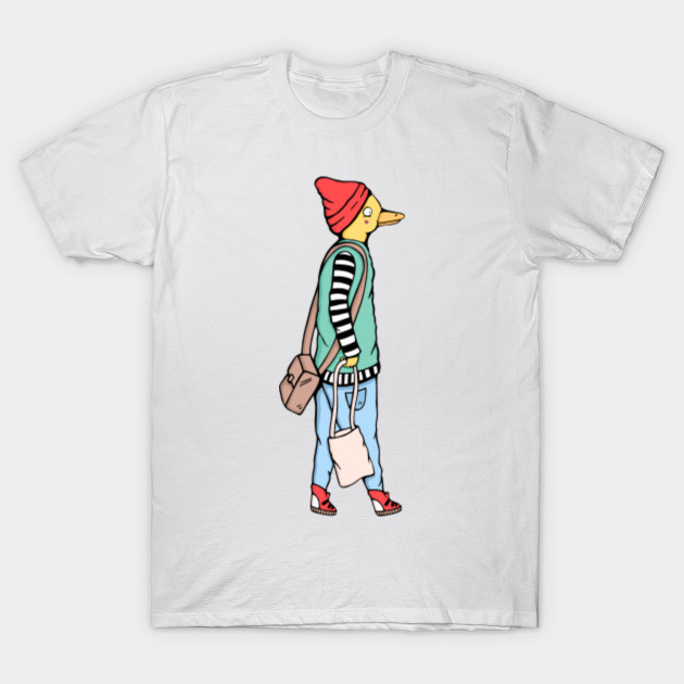 Hipster Duck T-Shirt-TOZ